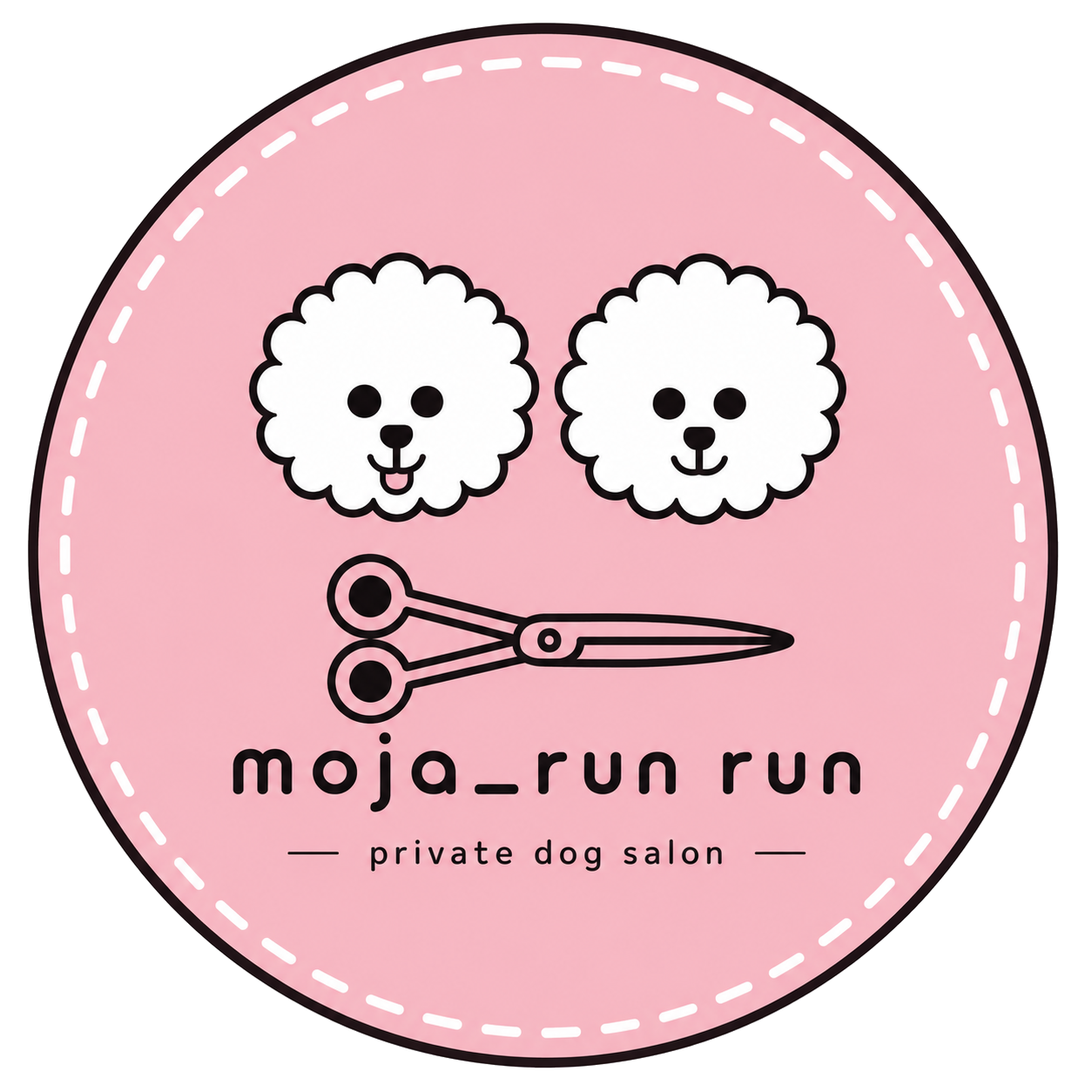 moja_run run ロゴ